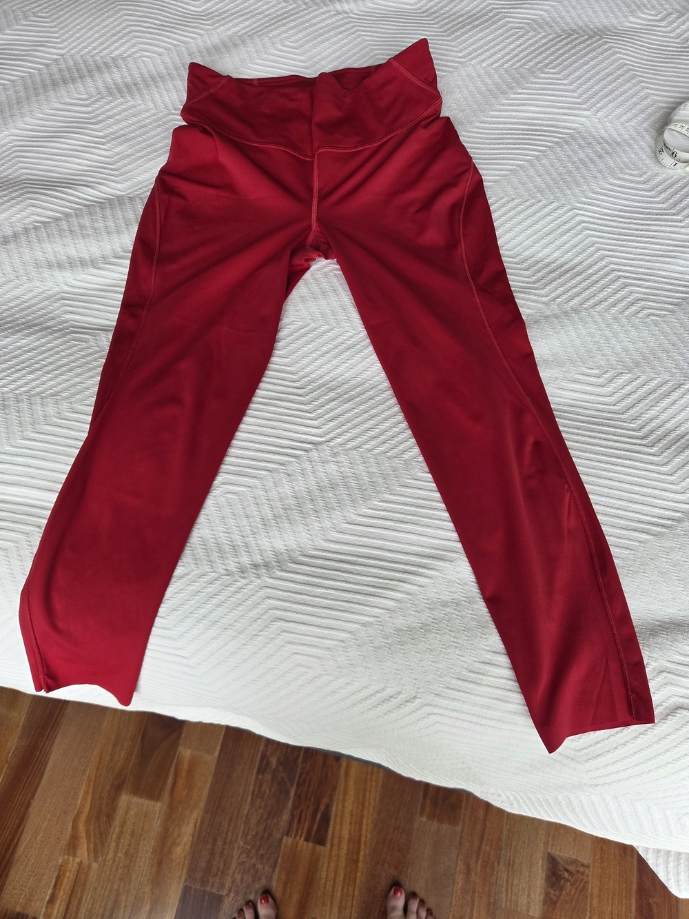 Lululemon Base Pace High-Rise Tight, 25", Dark Red, Size 10